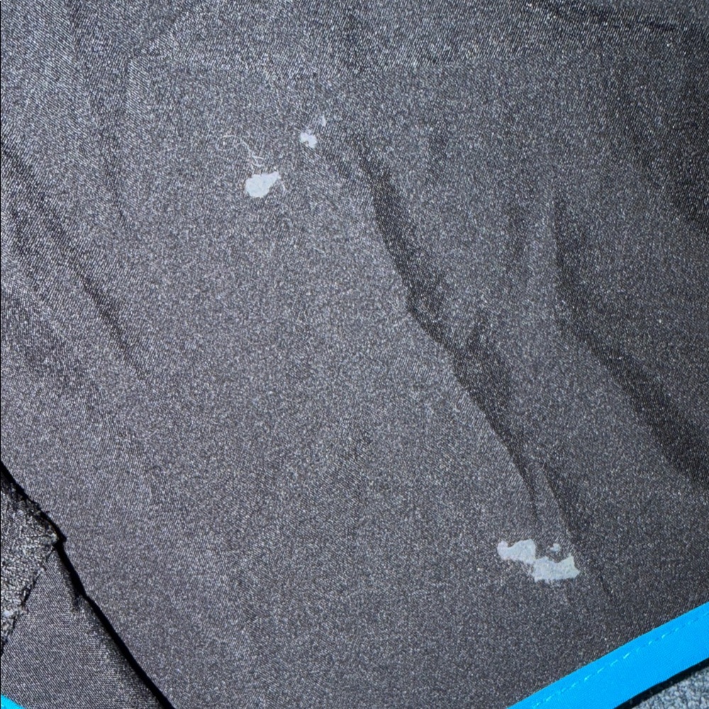 Nike Women’s XXL Black Lined Running Shorts with Blue Accents - Picture 3 of 4